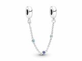 Pandora | Chaîne de Confort | Triple Pierre Bleue |791688C01_