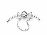 Pandora | Chaîne de Confort | Triple Pierre Bleue |791688C01_