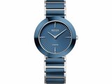 Bering | Femme | Quartz | Céramique | Bleu | Argenté | Diamants | ø34mm | 11435-707_
