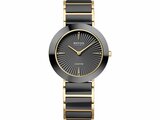Bering | Femme | Quartz | Céramique | Doré | Noir | Diamants | ø34mm | 11435-732_