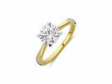Diamants de Laboratoire | Bague | Or Jaune | Bicolore | Diamant de Synthèse 1.55ct | IGI | LAB10_