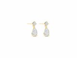 Diamants de Laboratoire | Boucles d'Oreilles | Or Jaune | Diamants de Synthèse 1.01ct | LAB43_