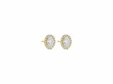 Diamants de Laboratoire | Boucles d'Oreilles | Or Jaune | Diamants de Synthèse 1.09ct | 0.18ct | IGI_