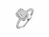 Diamants de Laboratoire | Bague | Or Blanc | Diamants de Synthèse 1.04ct | 0.45ct | IGI | LAB54_