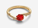 Pandora | Bague | Disney | La Belle et La Bête | Rose Enchantée | Doré | 163984C01_