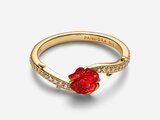 Pandora | Bague | Disney | La Belle et La Bête | Rose Enchantée | Doré | 163984C01_