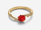 Pandora | Bague | Disney | La Belle et La Bête | Rose Enchantée | Doré | 163984C01_