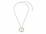 Ti Sento | Collier | Argent | Bicolore | Oxyde de Zirconium | ø24mm | 34109ZY_
