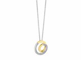 Ti Sento | Collier | Argent | Bicolore | Oxyde de Zirconium | ø24mm | 34109ZY_