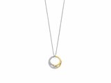 Ti Sento | Collier | Argent | Bicolore | Oxyde de Zirconium | ø24mm | 34107ZY_