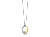 Ti Sento | Collier | Argent | Bicolore | Oxyde de Zirconium | ø24mm | 34107ZY_