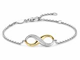 Ti Sento | Bracelet | Argent | Bicolore | Oxyde de Zirconium | Infini | 2823ZY_