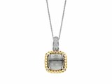 Ti Sento | Collier | Argent | Bicolore | Oxyde de Zirconium | Cristal | Gris | 6853GG_