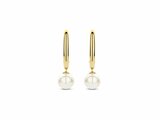 Ti Sento | Boucles d'Oreilles | Plaqué Or | Perles Synthétiques | ø8mm | 78043YP_