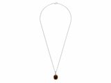 Ti Sento | Collier | Argent | Bicolore | Oxyde de Zirconium | Cristal | Marron |6852SQ_