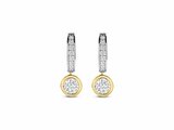 Ti Sento | Boucles d'Oreilles | Argent | Bicolore | Oxyde de Zirconium  | 78032ZY_