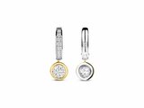 Ti Sento | Boucles d'Oreilles | Argent | Bicolore | Oxyde de Zirconium  | 78032ZY_
