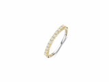 Ti Sento | Bague | Argent | Plaqué Or | Oxyde de Zirconium | 2mm | 12382ZY_