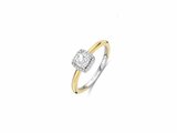 Ti Sento | Bague | Argent | Plaqué Or | Oxyde de Zirconium | 12388ZY_