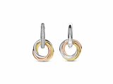 Ti Sento | Boucles d'Oreilles | Créoles | Tricolore | ø13mm | 7857ZT_