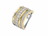 Ti Sento | Bague | Argent | Bicolore | Oxyde de Zirconium | 12396ZY_