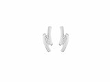Loumya Gold "Or" | Boucles d'Oreilles | Or Blanc | Oxyde de Zirconium | IC280GZ_
