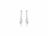 Loumya Gold "Or" | Boucles d'Oreilles | Or Blanc | Oxyde de Zirconium | B365GZ_