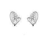 Loumya Gold "Or" | Boucles d'Oreilles | Or Blanc | Oxyde de Zirconium | 9KIB233GZ_