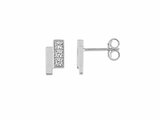 Loumya Gold "Or" | Boucles d'Oreilles | Or Blanc | Oxyde de Zirconium | 297213.Z1_
