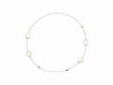Ti Sento | Collier | Sautoir | Argent | Bicolore | Oxyde de Zirconium | 34102MW_