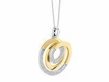 Ti Sento | Collier | Argent | Plaqué Or | Oxyde de Zirconium | 6851ZY_