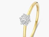 Diamants de Laboratoire | Bague | Or Jaune | Diamant de Synthèse 0.500ct  | 91WA51/$_