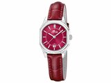 Lotus | Femme | Quartz | Cuir Rouge | 25mm | 19044/4_