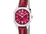 Lotus | Femme | Quartz | Cuir Rouge | 25mm | 19044/4_