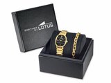 Lotus | Femme | Quartz | Acier Inoxydable Doré | Montre + Bijou | 24.7mm | 19013/5_