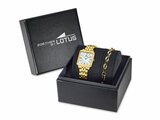 Lotus | Femme | Quartz | Acier Inoxydable Doré | Montre + Bijou | 26mm | 19011/1_