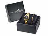 Lotus | Femme | Quatrz | Acier Inoxydable Doré | Montre + Bijou | 26mm | 19007/4_