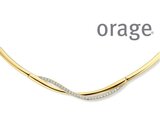 Orage | Collier | Plaqué Or | Oxyde de Zircoinium | AS411_