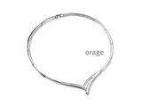 Orage | Collier | Rigide | Argent | Oxyde de Zirconium | AW252_