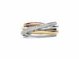Ti Sento | Bague | Argent | Tricolore | Oxyde de Zirconium | 12318ZT_