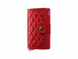 Secrid | Porte-Cartes | Premium | Miniwallet | Emboss Diamond Red | MEd-Red+_