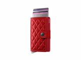Secrid | Porte-Cartes | Premium | Miniwallet | Emboss Diamond Red | MEd-Red+_