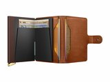 Secrid | Porte-cartes | Premium | Miniwallet | Emboss Lines  | MEl-Cognac+_