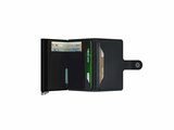 Secrid | Porte-Cartes | Miniwallet | Premium | Emboss Lines | MEl-Black+_