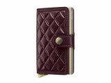 Secrid | Porte-cartes | Premium | Miniwallet | Emboss Diamond | MEd-Bordeaux+_