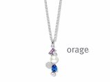 Orage | Collier | Argent | Oxyde de Zirconium | BB033_