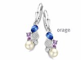 Orage | Boucles d'Oreilles | Argent | Oxyde de Zirconium | BB035_
