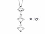 Orage | Collier | Argent | Oxyde de Zirconium | BB038_