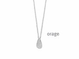Orage | Collier | Argent | Oxyde de Zirconium | BB068_