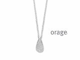 Orage | Collier | Argent | Oxyde de Zirconium | BB068_
